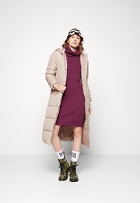 Pieces PCBEE ULTRA LONG PUFFER - Vinterkappa /-rock - silver mink