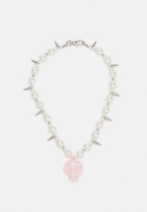 SPIKE MUSHROOM NECKLACE - Necklace - white