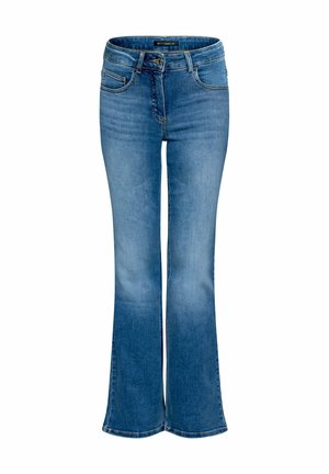 Betty Barclay, BETTY BARCLAY MIT AUFGESETZTEN TASCHEN FLARED CUT-JEANS - Flared jeans - blau