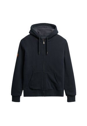 Superdry & Co BORG  - Sweater met rits - eclipse navy
