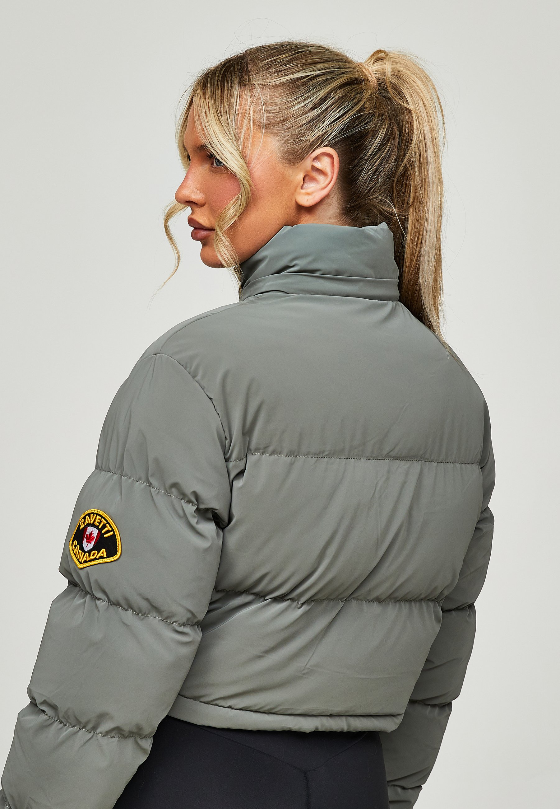 Alessandro Zavetti BELLUCCI CROP PUFFER JACKET - Winter jacket
