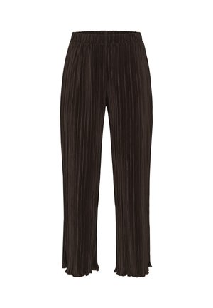 Kaffe Curve, KCIRINA PLISSÉ PANTS - Pantalon classique - coffee bean