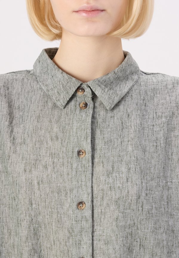 JDYEMILIA KNOT SHIRT - Button-down blouse - laurel wreath2