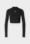 ADIDAS BY STELLA MCCARTNEY TRAINING LONGSLEEVE CROP - T-shirt à manches longues - black