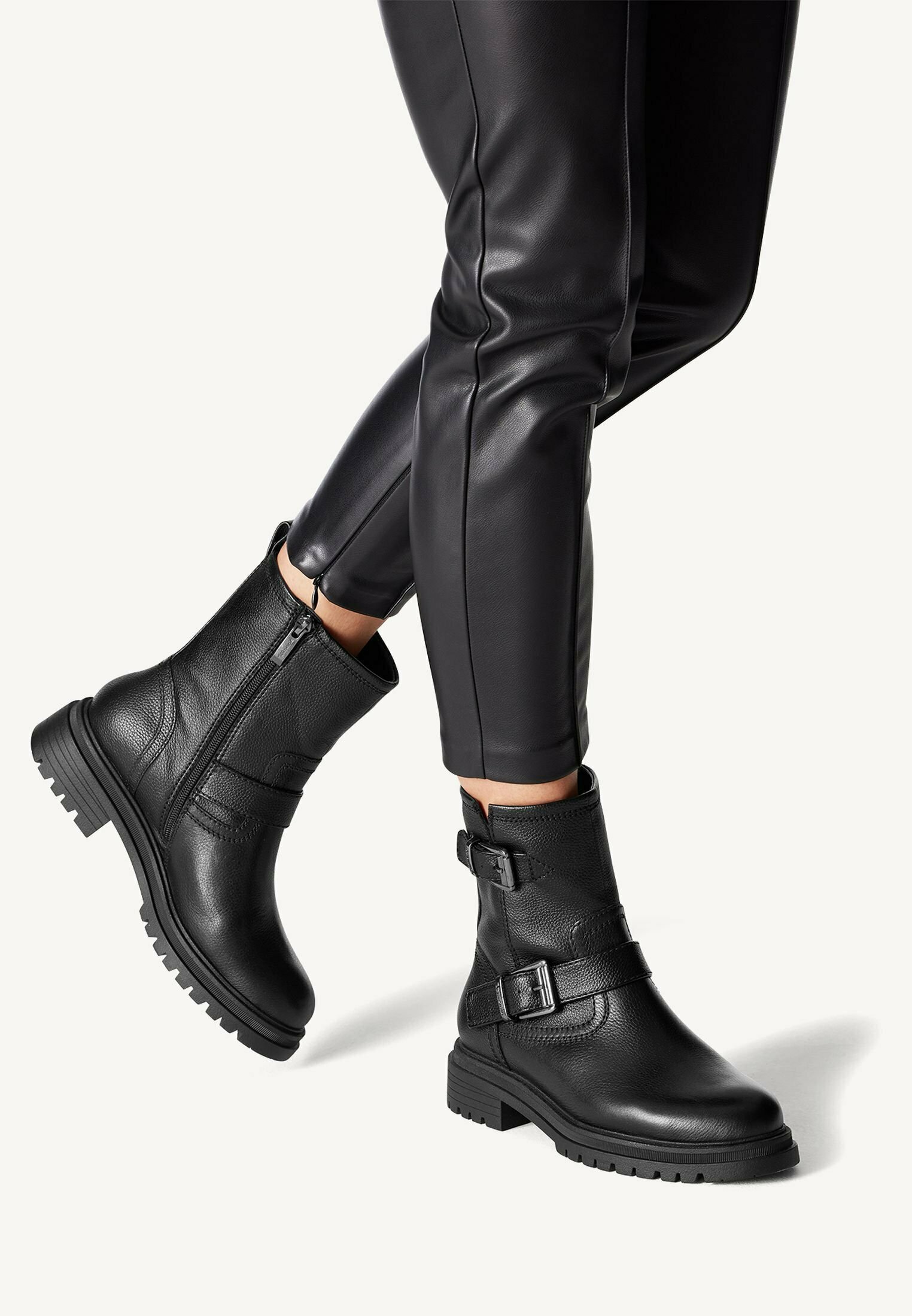 Tamaris Cowboy-/Bikerlaarsjes black/zwart