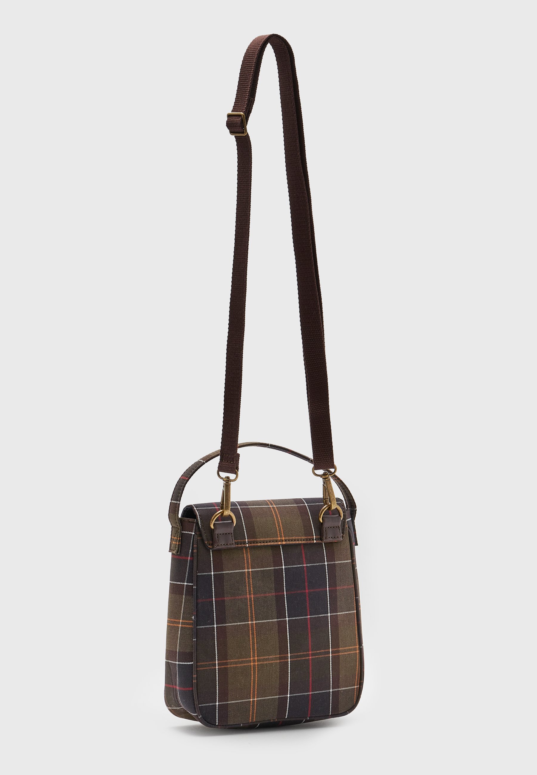 barbour tartan tote bolsa