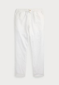 FLAT FRONT - Trousers - white