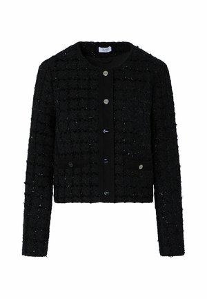 LIU JO, LIU JO BOUCLÉ JACKET - Blazer - black
