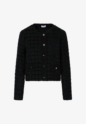 LIU JO, LIU JO BOUCLÉ JACKET - Blazer - black