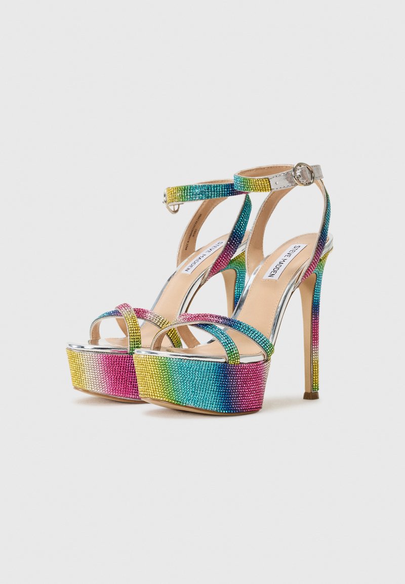 Steve Madden Womens Travel-R Sandals - Cork - Sandali Donna Multicolore Smstravel R Cork