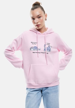 PRINTED - Sweat à capuche - pink