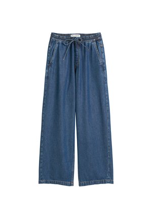 Marc O'Polo WIDE  - Trousers - authentic mid blue