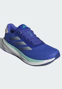 adidas Performance SUPERNOVA STRIDE - Laufschuh Straße - blue metalic/flash aqua
