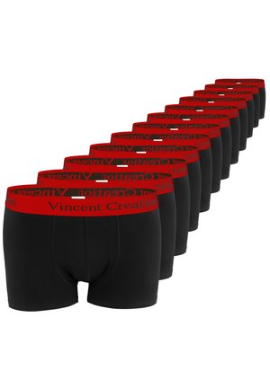 Vincent Creation 12 STÜCK - Kurze Boxershorts - schwarz rot