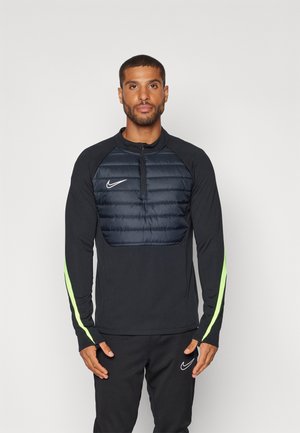 Nike Performance TOP - Langærmet T-shirt - black/volt