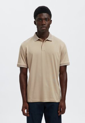 Selected, SLHFAVE - Polo majica - oatmeal