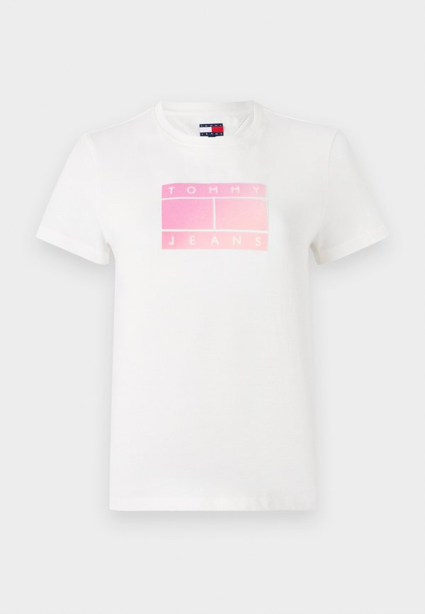 GRADIENT FLAG  - Print T-shirt - ecru2