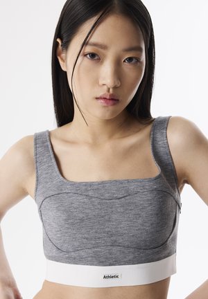 SQUARE NECK - Bustier - grey
