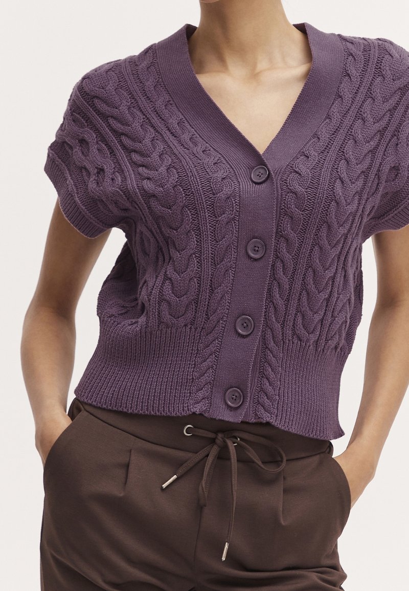 b.young Gilet - purple