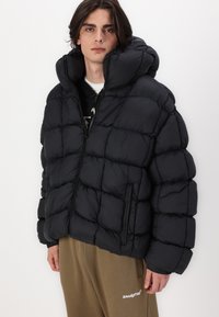 LOW LIGHTS STUDIOS® CUBIC SPHERE PUFFER JACKET UNISEX - Vinterjakker - black