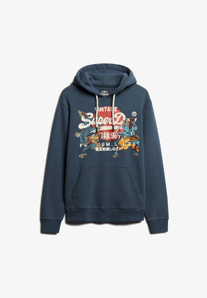 Sweat à capuche oversize avec motif AAC bleu marine nautique pours Femme | BE-FR Sweat à capuche oversize avec motif AAC bleu marine nautique pours Femme | BE-FR