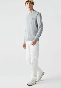 Lacoste Stickad tröja - gris chine