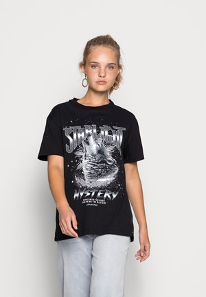 STARLIGHT TEE WOMEN - Print T-shirt - black