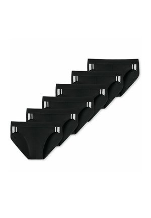 Schiesser STREIFEN 6ER PACK - Briefs - schwarz