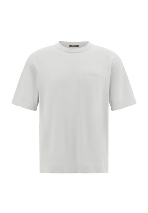 Boggi Milano PIMA - Basic T-shirt - ice