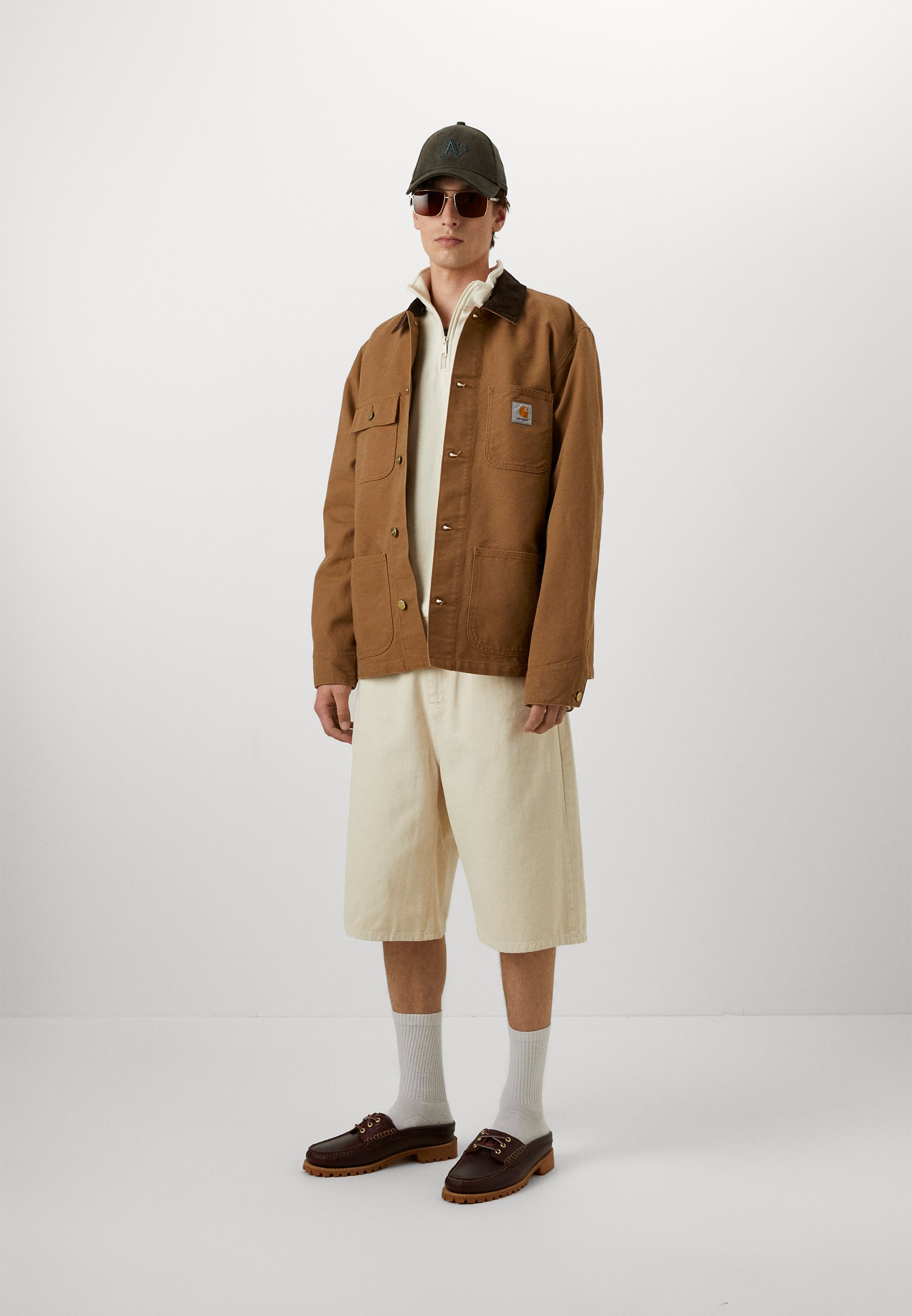 Carhartt WIP MICHIGAN - Kurtka jeansowa/brązowy - Zalando.pl