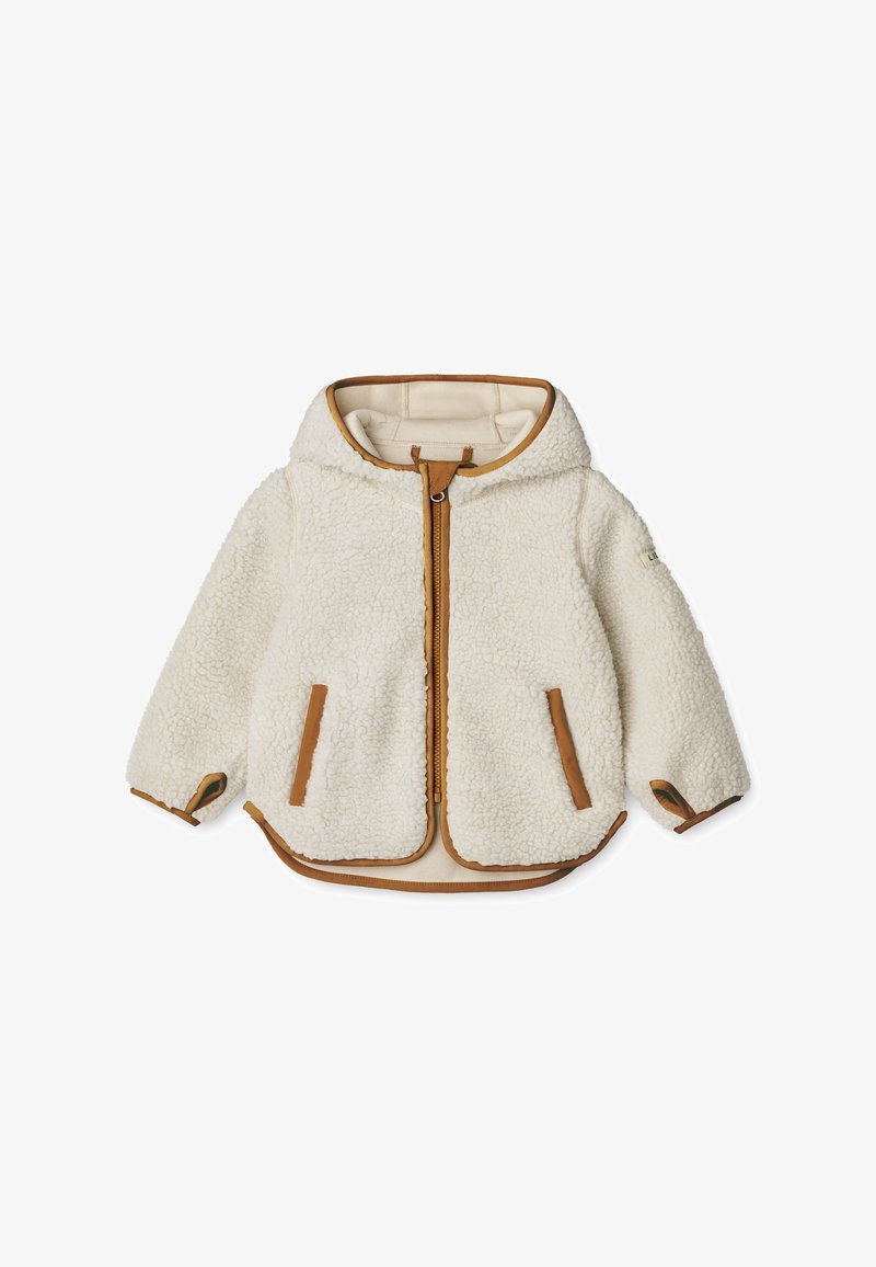Liewood MARA PILE JACKET WITH EARS UNISEX - Vinterjakker - sandy/golden caramel mix