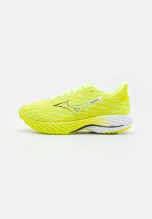 Mizuno WAVE RIDER 28 - Zapatillas running asfalto - neo lime/black/acid lime