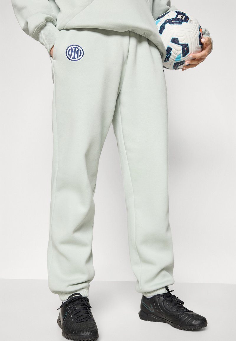 Nike Performance INTER MILAN PHOENIX FLEECE - Klubové oblečení - grey haze/blue void