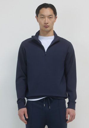 HALF ZIP - Sweatshirt - blu notte