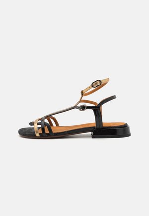 TYAL - Sandales - dali champan/sucre black/jeep black