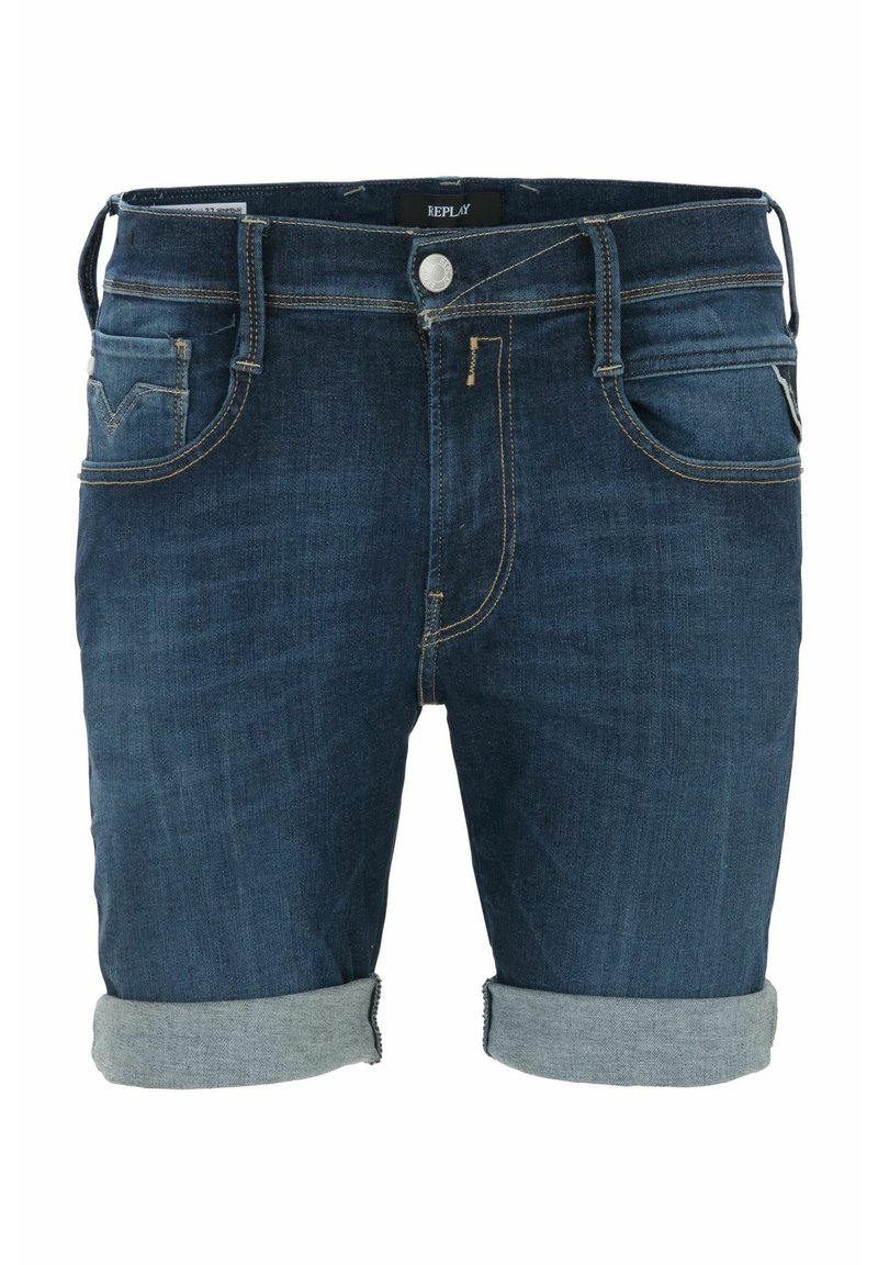 Replay ANBASS Jeans Shorts dark blue/dunkelblau Zalando.de