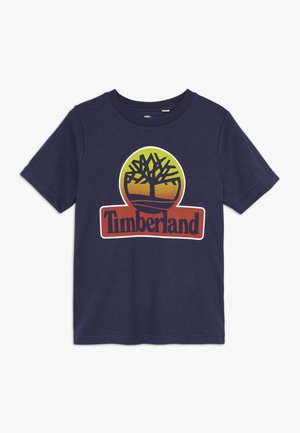 Timberland Triko s potiskem - navy