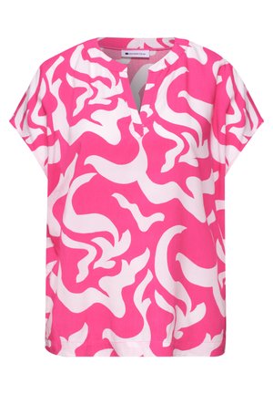 Street One, DROP-SHOULDER BLOUSE SHIRT WITH PRINT - Blouse - magenta dream
