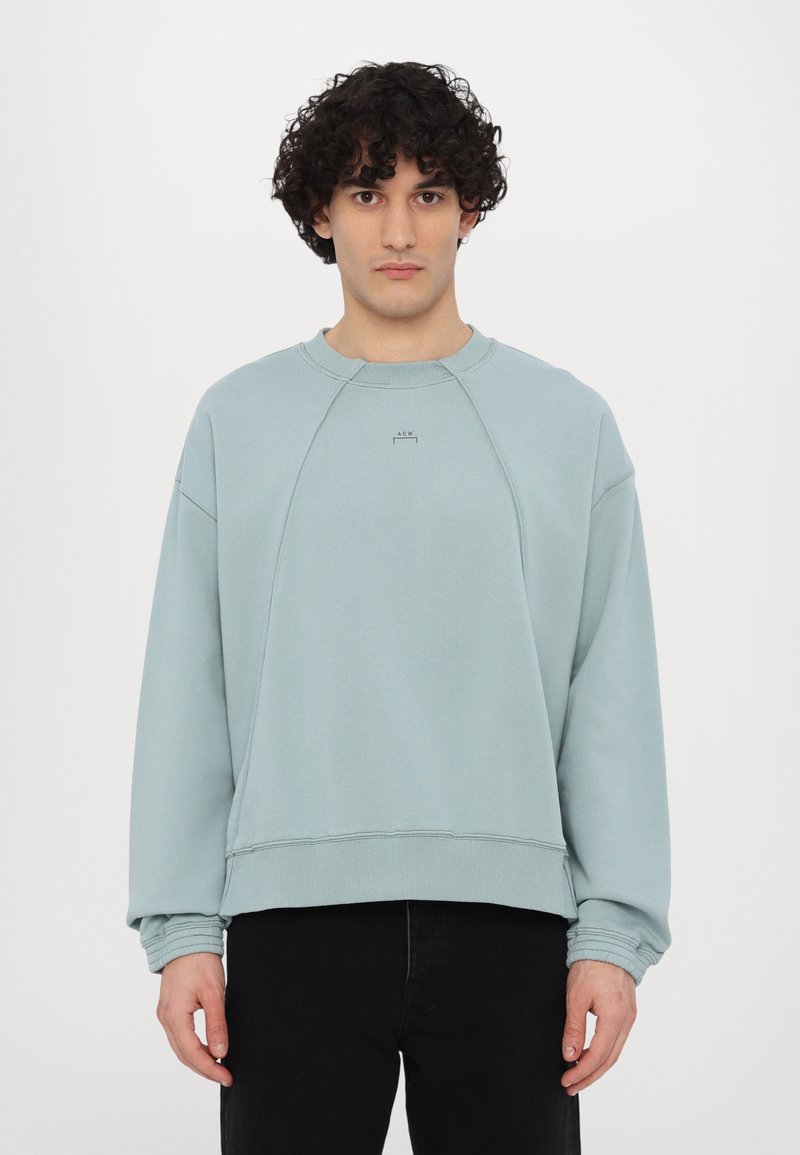 A-COLD-WALL* - MILLBANK CREWNECK - Sweatshirt - grey/green tourmaline, Vergrößern
