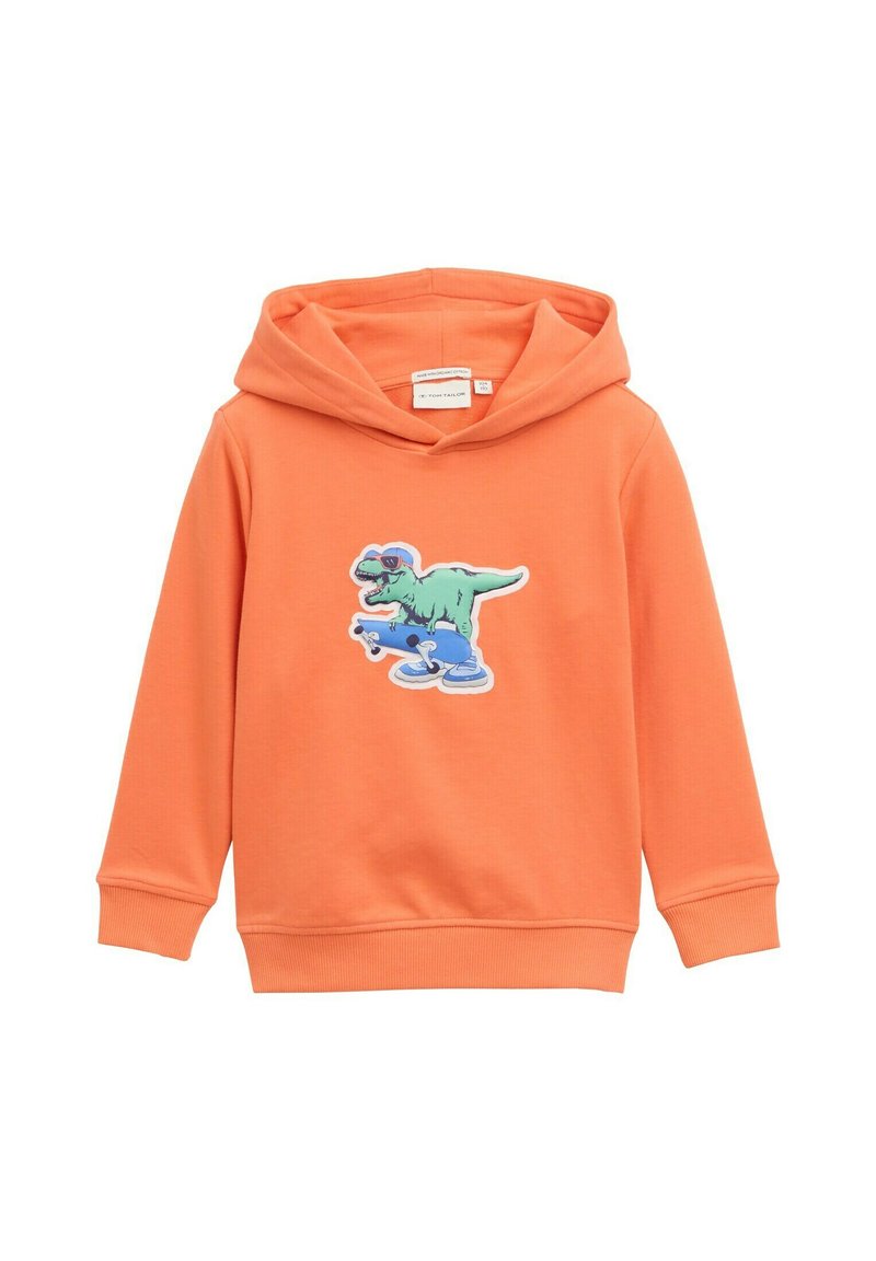 TOM TAILOR MIT 3D-PRINT - Hoodie - vibrant coral