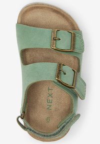 Next CUSHIONED DOUBLE BUCKLE TOUCH FASTENING STANDARD - Lära-gå-skor - sage green