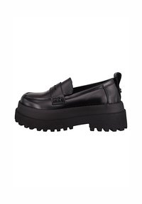 KLASSISCHE HALBSCHUHE PLUTO - Slip-ons - black