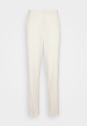 RELAXED FIT FORMAL PANTS - Kostymbyxor - cream white