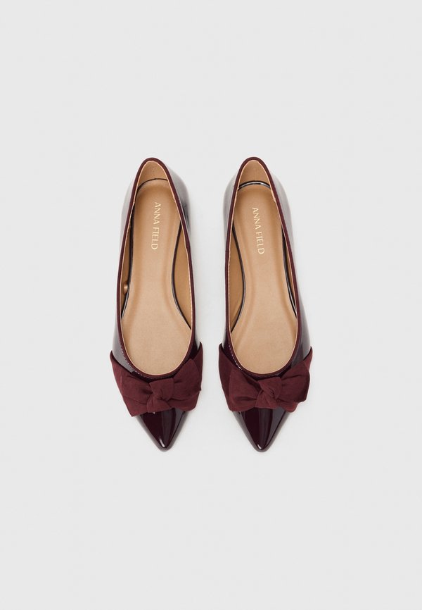 Ballet pumps - burgundy2