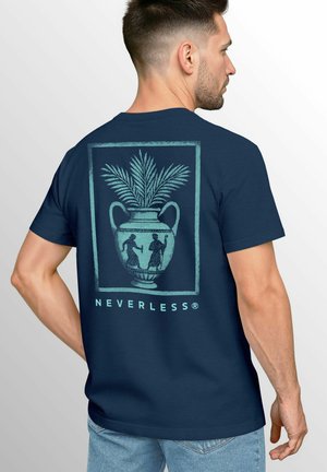 T-Shirt print - navy