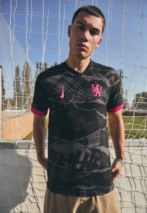 Nike Performance CHELSEA FC M NK DFADV JSY MATCH 3R - Equipación de clubes - anthracite/black/opti yellow/pink prime
