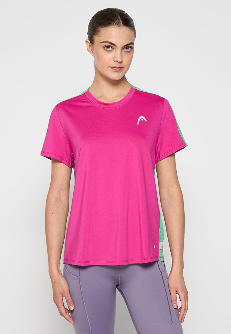 Head Sport T-shirt donkerroze
