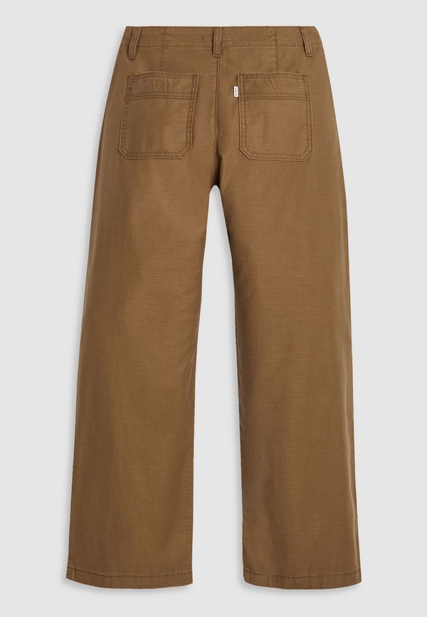 90S STRAIGHT - Trousers - dark earth2