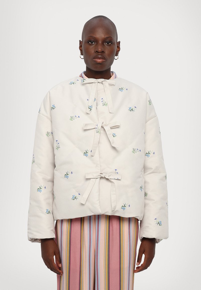 Sleeper UKIYO PUFFER JACKET - Bomber bunda - white