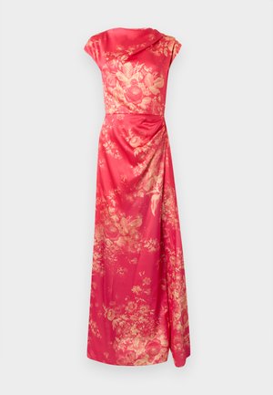 Erdem FLORAL PRINT DUCHESS DRAPED GOWN - Ballkleid - blossom pink